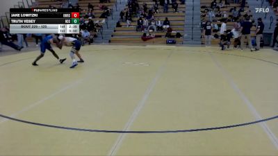 125 lbs Cons. Round 2 - Jake Lowitzki, UW-Eau Claire vs Truth Vesey, Harper CC