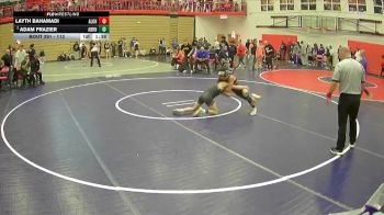 113 lbs Champ. Round 2 - Adam Frazier, Auburn vs Layth Bahamadi, Aloha
