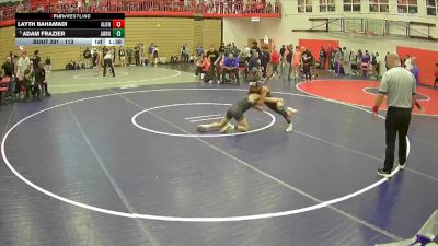 113 lbs Champ. Round 2 - Adam Frazier, Auburn vs Layth Bahamadi, Aloha