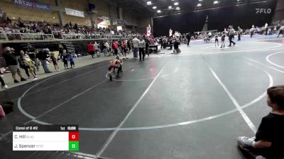 54 lbs Consi Of 8 #2 - Cade Hill, Black Fox Wrestling Academy vs Jameson Spencer, Steel City Reloaded WC