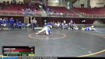 220 lbs Round 1 (8 Team) - Emmett Karr, Lincoln East vs Carson Brachtel, Papillion-La Vista South