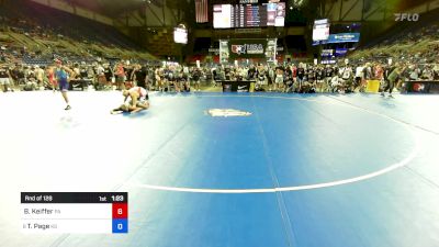 144 lbs Rnd Of 128 - Barrett Keiffer, PA vs Thunder Page, KS