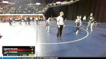 92 lbs 3rd Place Match - Zakari Willems, Iowa vs Jack Schreiber, Iowa