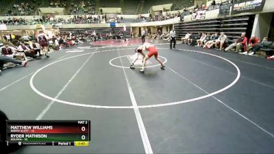 113 lbs Semis & 1st Wrestleback (8 Team) - Matthew Williams, North Scott vs Ryder Mathison, Holmen