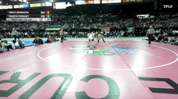 4A 150 lbs 1st Place Match - Raidyn Pugsley, Buhl vs Onyx Kunsaitis, American Falls