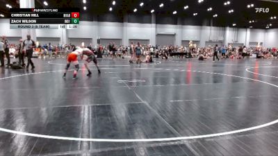 123 lbs Round 3 (8 Team) - Zach Wilson, Indiana Outlaws vs Christian Hill, MF Army