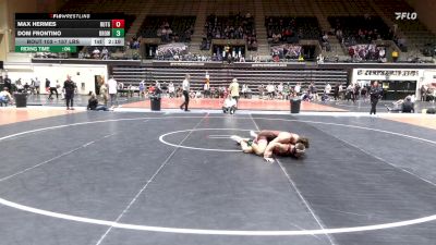 157 lbs Consi Of 8 #2 - Max Hermes, Rutgers-Unatt vs Dom Frontino, Brown