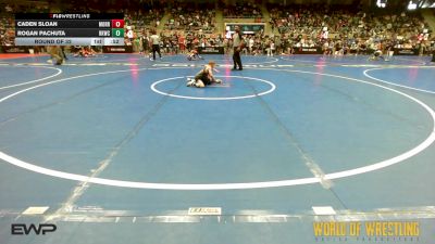 52 lbs Round Of 32 - Caden Sloan, Morrison Takedown Club vs Rogan Pachuta, Rising Kingz