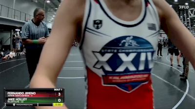 96 lbs Semis (4 Team) - Jake Holley, Killer Elite vs Fernando Jimeno, Junior Terps Express