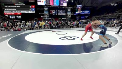 144 lbs Cons. Rd Of 64 - Carver Wieland, IA vs Austin Owen, AL