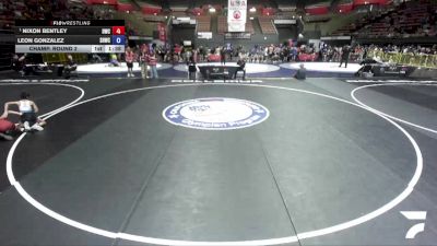 67 lbs Champ. Round 2 - Nixon Bentley, Driller Wrestling Club vs Leon Gonzalez, Savage House Wrestling Club