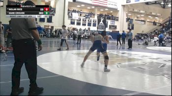 127 lbs Consi Of 4 - Nolan Rice, Connellsville vs Zane Crouse, Bishop McDevitt