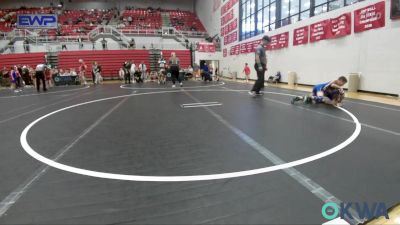 73 lbs Consi Of 4 - Eli Livesay, Blanchard Youth Wrestling Club vs Bodhi McGillivray, Team Guthrie Wrestling