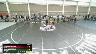 106 lbs Quarterfinal - Kaden Oldroyd, Westlake vs Taydin Atwood, Uintah