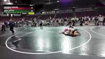 W-164 lbs Semis & 3rd Wb (16 Team) - Amarisa Manuel, Michigan vs Anya Hatch, Utah