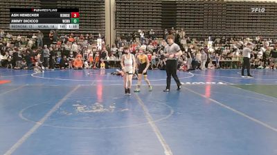 69 lbs Rr Rnd 1 - Ash Henecker, RedNose Wrestling School - ESC vs Jimmy DiCicco, Wrecking Crew Wrestling Academy - ESC