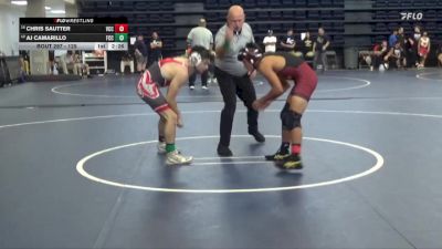 125 lbs Cons. Round 4 - Aj Camarillo, Fresno City College vs Chris Sautter, Victor Valley College