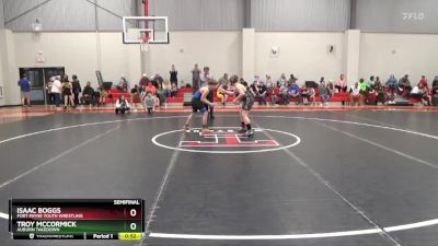 120 lbs Semifinal - Troy McCormick, Auburn Takedown vs Isaac Boggs, Fort Payne Youth Wrestling