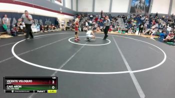 126 lbs 1st Place Match - Vicente Veloquio, Katy vs Caio Aron, College Park