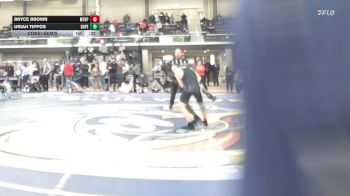 132 lbs Consolation - Bryce Brown, Mt. Hope vs Uriah Tippos, Hope