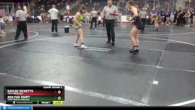 164 lbs Champ. Round 2 - Reilynn Swift, Team North Carolina vs Kaylee Ricketts, Team Nebraska