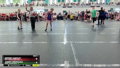 106 lbs Round 2 (6 Team) - Joseph Obstaculo, Beebe Trained Blue vs Jeffery Hartley, Palm Harbor Wrestling