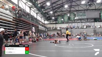 77-85 lbs Cons. Round 3 - Ezekiel Willis, Beat The Streets Chicago vs Eden Hickman, Lion`s Den Wrestling Academy