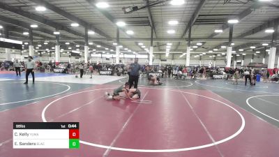 98 lbs Consi Of 8 #2 - Cash Kelly, Yuma Elite Wr Ac vs Elliott Sanders, BlackCat WC