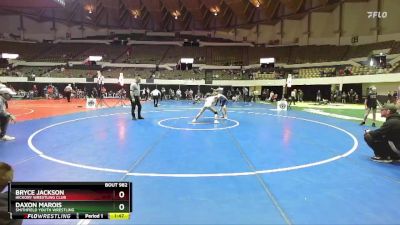 National 6-8 105 Cons. Semi - Bryce Jackson, Hickory Wrestling Club vs Daxon Marois, Smithfield Youth Wrestling