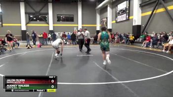 155 lbs Semis (4 Team) - Jalon Olson, Braided Brutes vs Audrey Walker, SOTM Black
