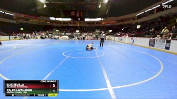 106 lbs Cons. Round 2 - Calin Kavanaugh, Arizona College Prep vs Luis Sevilla, Gila Ridge High School