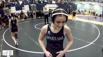 115 lbs. Champ. Round 3 - Carlynn Mynatt, Marshfield vs Harper Humes, Francis Howell Central