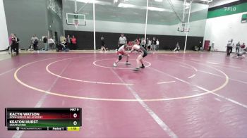 132 lbs Cons. Round 2 - Keaton Hurst, Unaffiliated vs Kacyn Watson, Moen Wrestling Academy