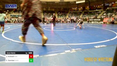 70 lbs Consolation - Joseph Kidwell, RAW Wrestling Club vs Ezra Gamber, Shootbox