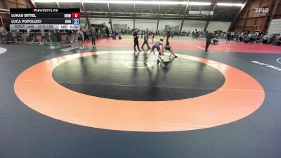 121B lbs Semifinal - Lukas Bittel, Germany vs Luca Popolizio, Journeymen Wrestling