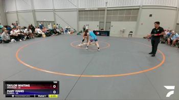 106 lbs Placement Matches (8 Team) - Taylor Whiting, Wisconsin vs Mary Manis, Florida