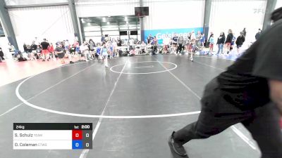 24 kg Consi Of 4 - Sophia Schulz, Team NY vs Delaney Coleman, CT Whale Girls