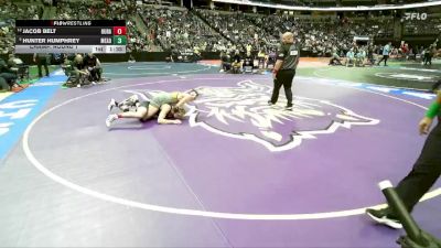 165-4A Champ. Round 1 - Jacob Belt, Durango vs Hunter Humphrey, Mead High School