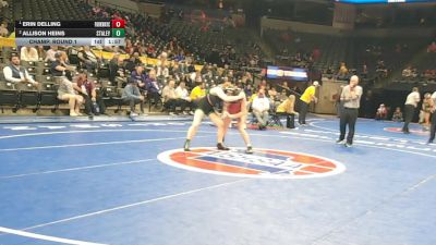 135 Class 2 lbs Champ. Round 1 - Erin Delling, Parkway Central vs Allison Heins, Staley