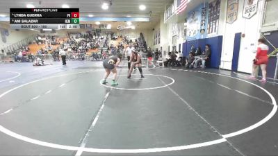 190 lbs Quarterfinal - Ani Salazar, Hemet vs Lynda Guerra, Paloma Valley