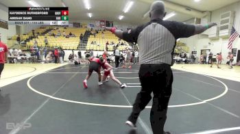 110 lbs Consolation - Kaydence Rutherford, Grove JH Girls vs Abesak Sang, Fairland JH