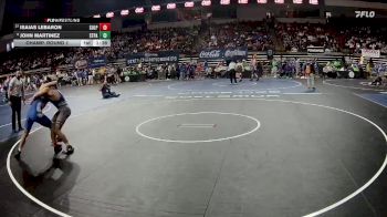 D 1 165 lbs Champ. Round 1 - Isaias LeBaron, Sulphur vs John Martinez, St. Paul`s