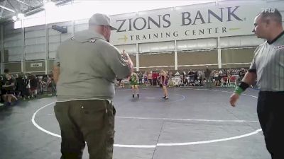 135 lbs Champ. Round 1 - Kylen Neibaur, Rocky Mountain Middle School vs Robert Tieken, Snake River Wrestling Club