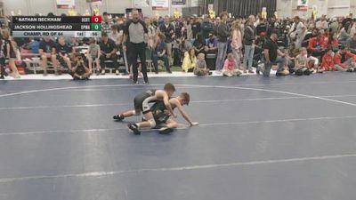 78 lbs Champ. Rd Of 64 - Nathan Beckham, OCRTC vs Jackson Hollingshead, Open Mats