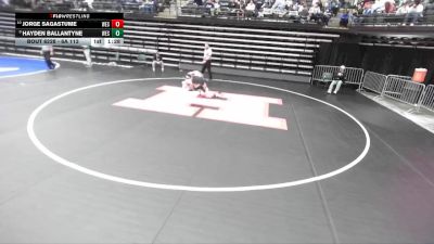 6A 113 lbs Cons. Round 2 - Jorge Sagastume, Westlake vs Hayden Ballantyne, Westlake