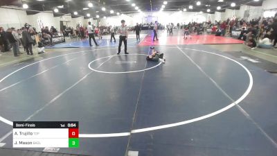 49 lbs Semifinal - Axel Trujillo, Top Rank vs Jude Mason, Badlands WC