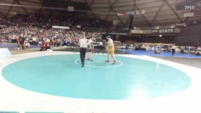 Boys 2A 285 lbs Champ. Round 1 - Thaddeus Saunders, North Kitsap vs Landon Hamblin, Aberdeen