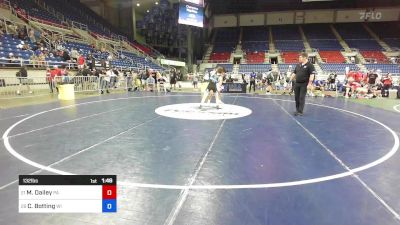 132 lbs Cons 8 #1 - Matthew Dailey, PA vs Cashtyn Botting, WI