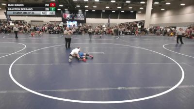 80 lbs Champ. Rd Of 64 - Jase Mauck, Powerhouse Wrestling Club vs Braxton Serrano, Stout Wrestling Academy