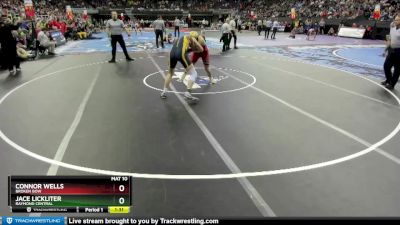 Champ. Round 1 - Connor Wells, Broken Bow vs Jace Lickliter, Raymond Central